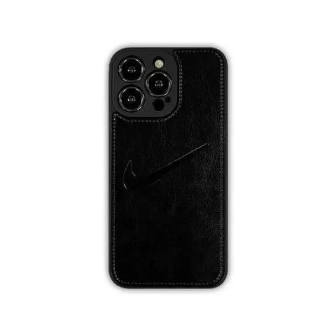 Nike New Phone Cases Covers Leather Stitch Trendy Fashionable iPhone 15, iPhone 14, iPhone 13, iPhone 12,