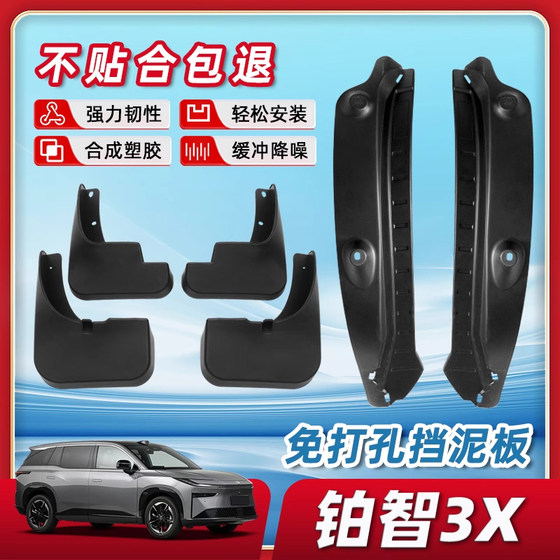 
Suitable for Toyota New Platinum 3X rear door lining, fenders, automotive supplies, modified accessories, interior decoration