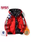 áo khoác nam Áo khoác nhung của cửa hàng hàng đầu NASA WTAPS dành cho nam và nữ, quần áo thương hiệu thời trang thu đông có thể đảo ngược, áo khoác công sở rộng rãi áo khoác dù