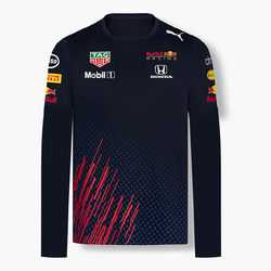 F1 Racing Suit Long-sleeved 2021 Aston Martin Red Bull Mercedes Long-sleeved Round Neck T-shirt Spring And Autumn Men