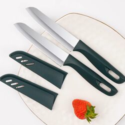 Fruit Knife Stainless Steel Foldableing Tool Household Melon and Fruit Cutting Knife Kitchen Peeling Knife Dormitory Portable Knife Slitting Fruit and Vegetable Knife