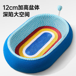 Cat Scratching Board and Cat Bed Combo, Durable and Not Easy to Shed, Large Cat Scratching Post, Scratch-Resistant Cat Scratching Bed