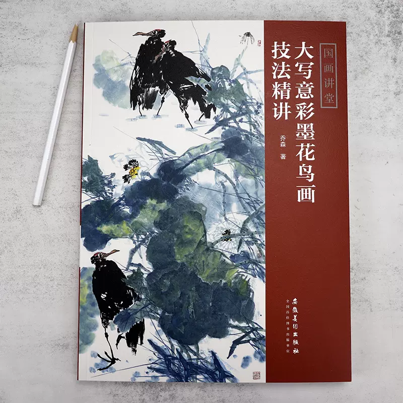 大写意彩墨花鸟画技法精讲（8K铜版纸印刷）中国国画写意