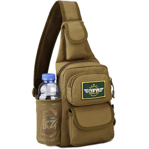 Guardian chest bag male outdoor sports leisure tactical canvas shoulder messenger backbone backbone multi -function road sobbing bag