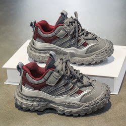 Boys' Shoes 2026 Spring and Autumn New Style Children's Student Soft-Soled Lightweight Sneakers Boys' Big Kids Dad Shoes