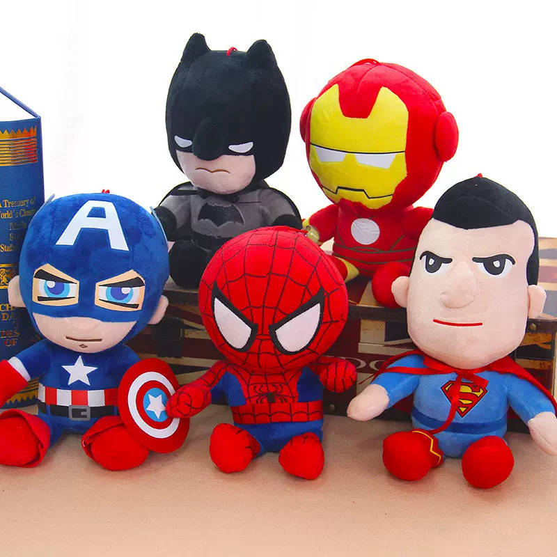 27cm Man Spiderman Plush Toys Movie Dolls Marvel Avengers So-Taobao