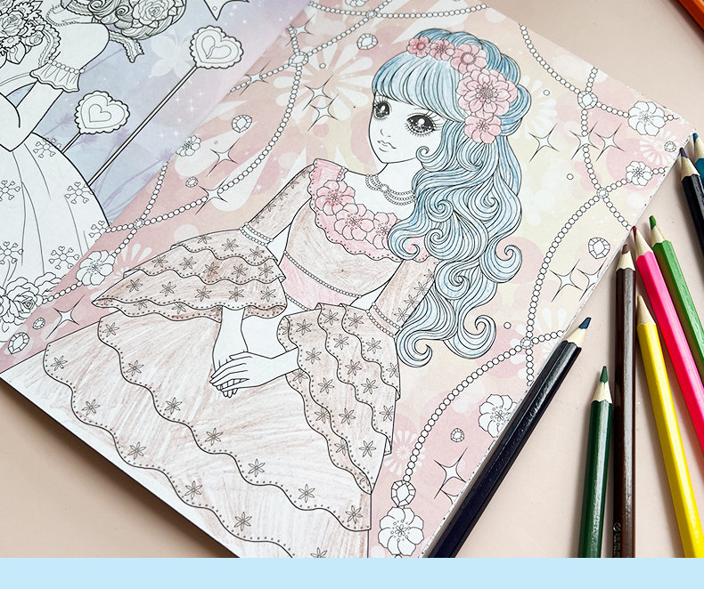 フェイインプリンセス カラフルショー ぬりえブック (8冊)