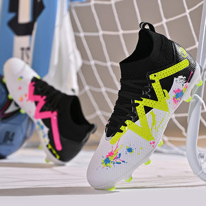 
Cross-border high-top football shoes for men and teenagers adult ag long nail tf broken nail competition training sports shoes