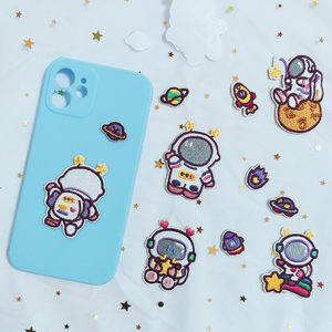 
Children's clothing patch patch self-adhesive sewing down jacket pants ripped repair book packaging decoration DIY embroidery cloth patch