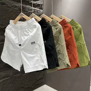 2025 summer new quick-drying breathable sports shorts men's trendy brand loose and fashionable versatile internet celebrity same style five-point pants