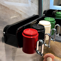 Toothbrush Holder, No-Drill Bathroom Mouthwash Cup, Wall-Mounted Suction Cup Toothbrush Cup