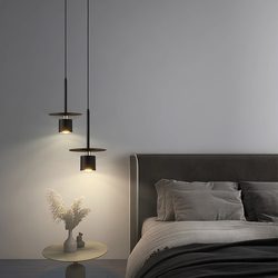 Bedroom Bedside Small Chandelier Modern Minimalist Danish Designer Creative Personality Restaurant Bar Three-Head Chandelier
