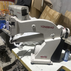 New Edge Trimming Machine Integrated with Leather Sewing Machine, Ready for Shipment, Industrial Shoe Upper Small Desktop High-Head Model