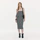 AtelierMissLu2025 spring and summer small fragrance style slim pencil elastic skirt short skirt