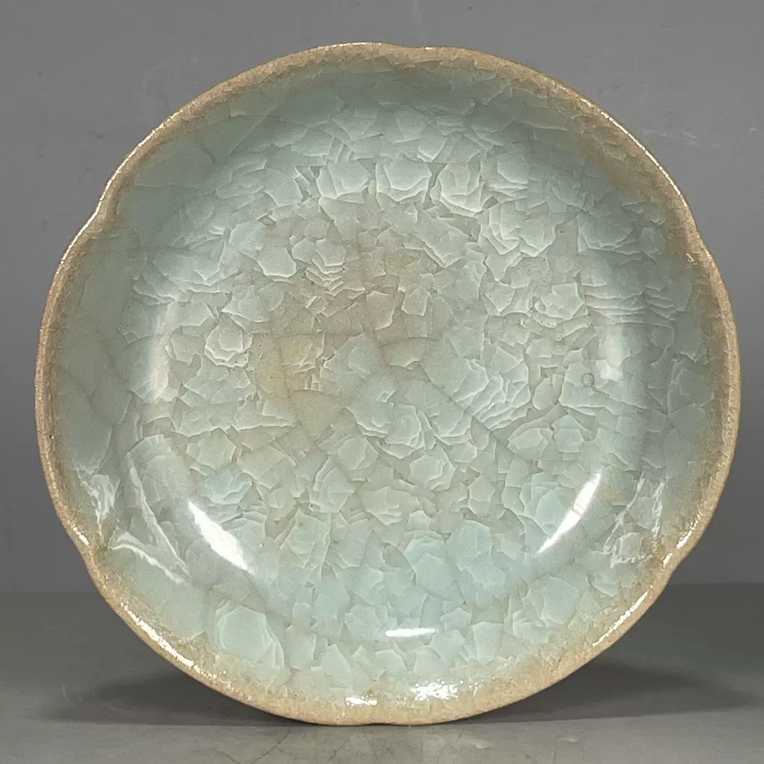 宋汝窯 氷裂紋 銘文双鳳尊 高さ22cm 直径12.5cm 陶芸