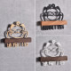 High-end please press the doorbell prompt sign solid wood signage acrylic doorbell signage walnut door sign home creative cute warm office hotel door opening sign custom made