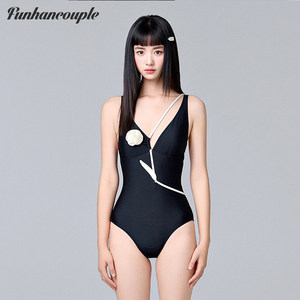 
Funhancouple swimsuit women's high-end bathing hot spring bathing and one-piece belly covering their belly to make them look slim and sexy beach vacation bikini