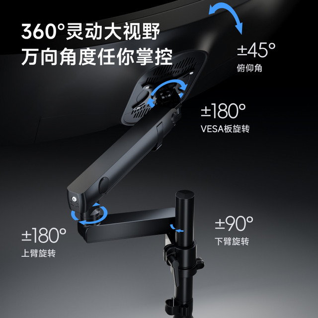North Arc upside-down monitor stand dormitory dormitory flip-up ...