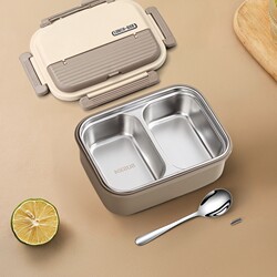 304 Stainless Steel Insulated Lunch Box for Office Workers 2026 New Model Student-Specific Lunch Box Microwaveable Lunch Box