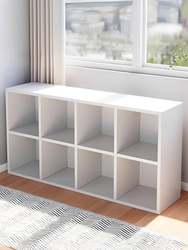 Eight-Compartment Cabinet, Free Combination Bookshelf, Floor-Standing Storage Rack, Children's Bookcase, Children's Shelf, Household Storage Cabinet