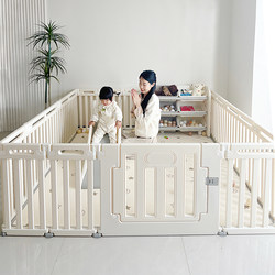 Baby Playpen with Crawling Mat for Indoor Use in the Living Room, Children's Play Fence