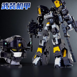 Mini Agent Armed Police Transformation Robot Mecha Boy King Kong Children 2025 Super Hot New Toy