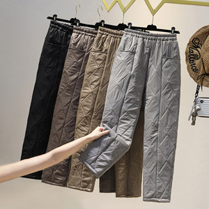 Cover the cabinet Outlet Clear Warehouse Pick up the female down cotton pants, light winter large size thickened Harun pants small feet tide