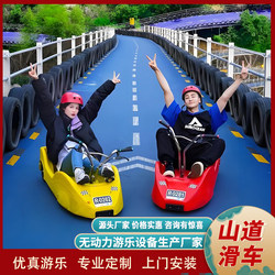 Mountain Track Roller Coaster Scenic Area Mountain Roller Coaster Popular New Zealand Roller Coaster Slope Roller Coaster Non-Powered Amusement Equipment