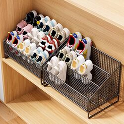 Children's Shoe Box for Home Use, Space-Saving Baby Shoe Storage Organizer, Shoe Cabinet Storage Box, Simple Shoe Rack with Compartments