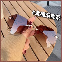 Brown Sunglasses for Women, Winter 2025 New Style, Trendy, High-End, Face-Slimming, Retro Sunglasses, Uv Protection, Sun Protection
