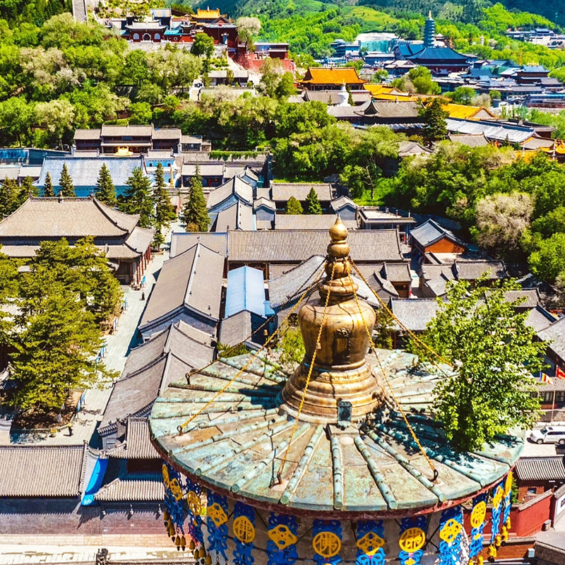 2人起一单一团 含高铁 山西旅游五台山云冈石窟平遥5天4晚私家团