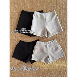 Gray Sports Shorts for Women, Summer 2026 New Style, American Hot Girl Style, High-Waisted, Slim-Fitting, Plus-Size Casual Hot Pants