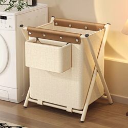 German-Style High-End Laundry Basket with a Stylish Design, Large Capacity, Foldable, for Home Use