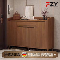 German Solid Wood Shoe Cabinet for Home Entrance, Entryway Storage Cabinet, Integrated 2026 New Model Large Capacity Shoe Rack