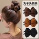 Ball head grabber female high-end 2025 new bow hairpin back head hair artifact shark clip headwear