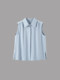 Stacked companion Dahong flagship store casual versatile layered lapel sleeveless shirt all seasons can wear vest base shirt