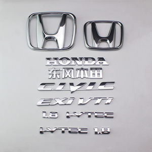 Applicable to Honda eighth-generation Civic logo 1.8 IVTEC side logo front and rear logo rear trunk English letter sticker logo
