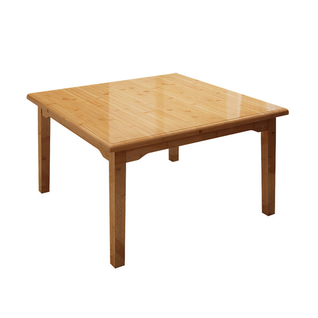 Small apartment dining table square simple meal, small table, Nanzhu ...