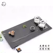 Bộ khay trà đá Yuanyuan Wujin được nhúng với ấm đun nước hoàn toàn tự động tích hợp bếp cảm ứng Bàn trà cá nhân có khắc miễn phí