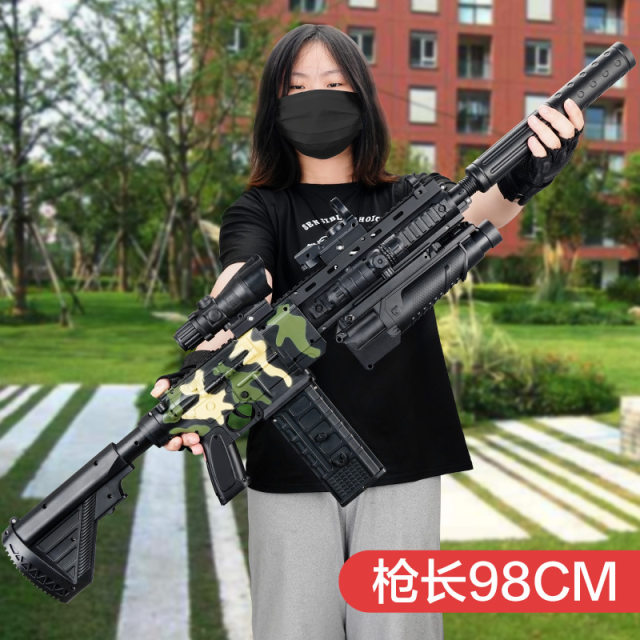 Electric burst soft bullet gun children's toy gun M416 machine sniper ...