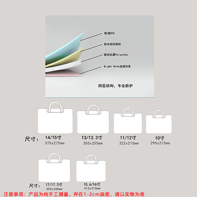 Applicable to the SEEWO learning machine W1/W2/W3 large -screen computer bag 15.6 -inch smart eye storage bag V1Pro smart tablet 12.2 portable children's early education machine protection kit