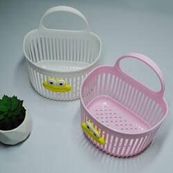 Multifunctional Small Hanging Basket, Bathroom Towel Storage Basket, Kitchen Dormitory Bedside Wall-Mounted Hanging Basket