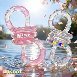 Authentic American Adult Unknot Stress-Relief Toy Adhd Focus Training Gadget