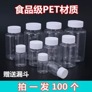 15 30ml100ml chai thuốc nhỏ chai nhựa trong suốt có nắp đậy kín chất lỏng làm đầy chai chai nhỏ mẫu chai