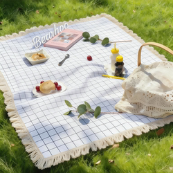 Spring Outing Camping Mat, Picnic Mat, Outdoor Portable Park Lawn Mat, Beach Mat, Atmospheric Grass Mat, Thickened