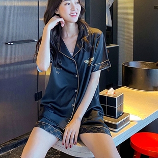 冰丝睡衣两件套