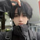 Fiber Beauty Japanese short hair gay hairy wolf tail mullet head wig for men universal cos full head set