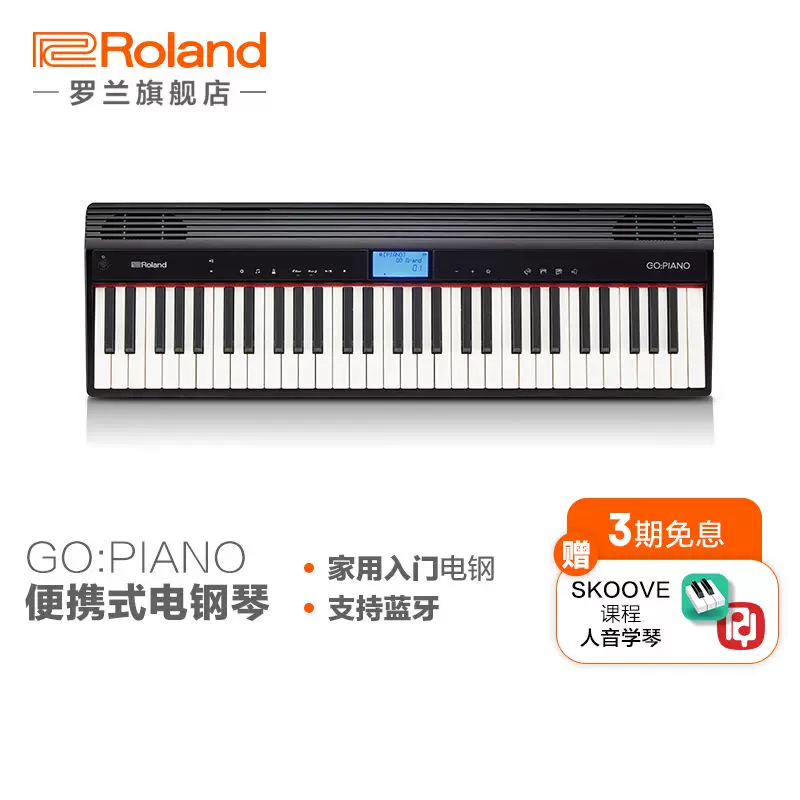 GO-61P便携式电钢琴61键GO:PIANO键盘家用初学入门-Taobao