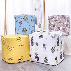 Storage Box for Home Use, Quilt Storage Bag, Clothing Storage Basket, Large Organizer Box, Wardrobe Fabric Organizer