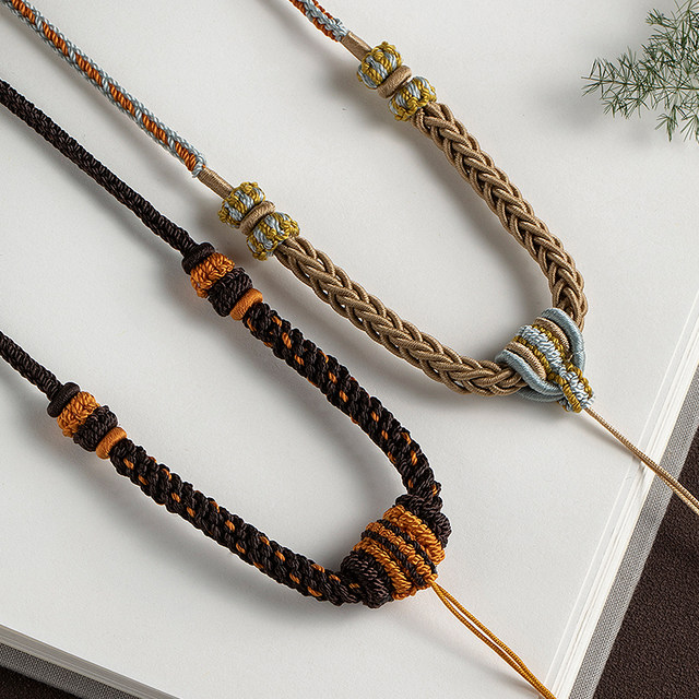 Hand-woven pendant rope necklace lanyard safety buckle lanyard high ...